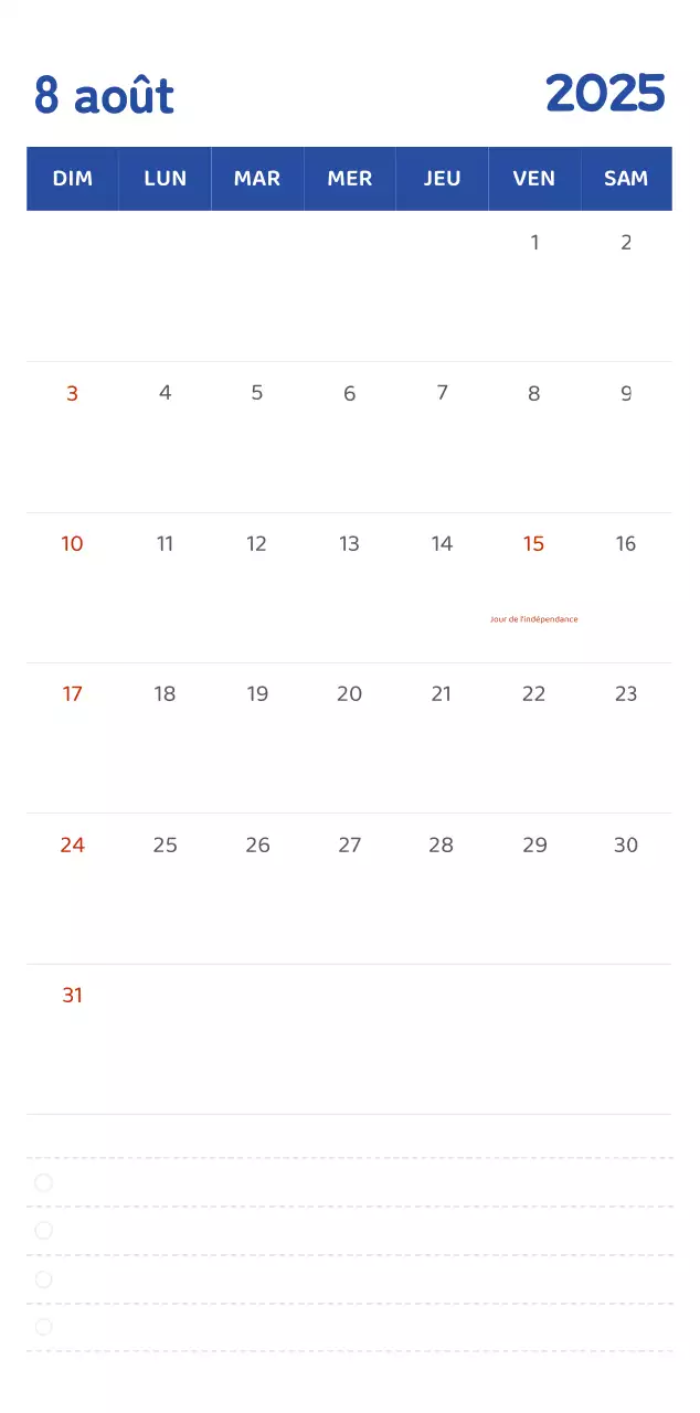 Calendriers avec illustrations colorées et émotionnelles