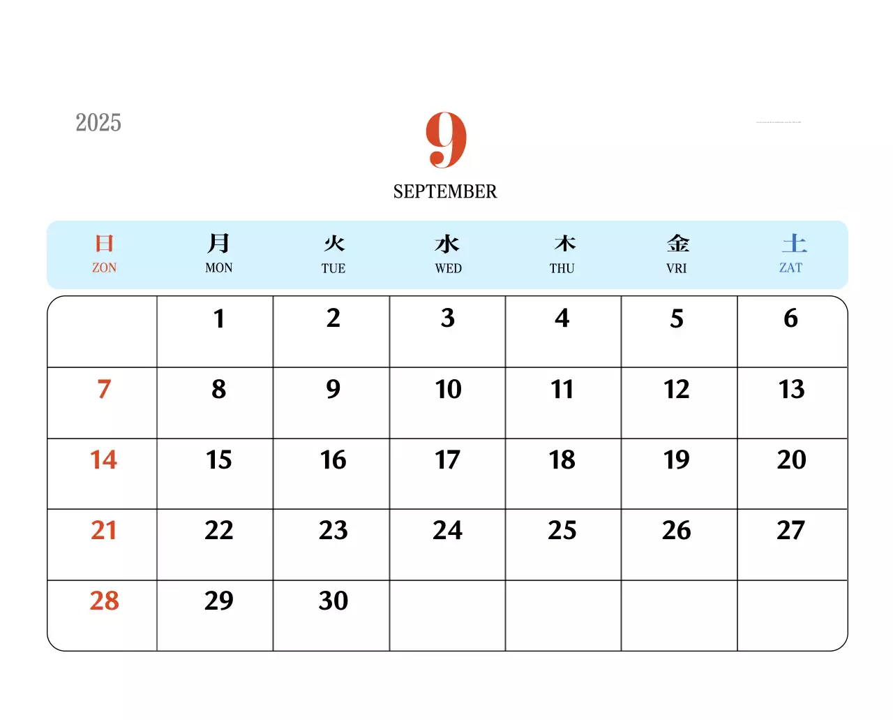 Retro concept memory kalender in rood