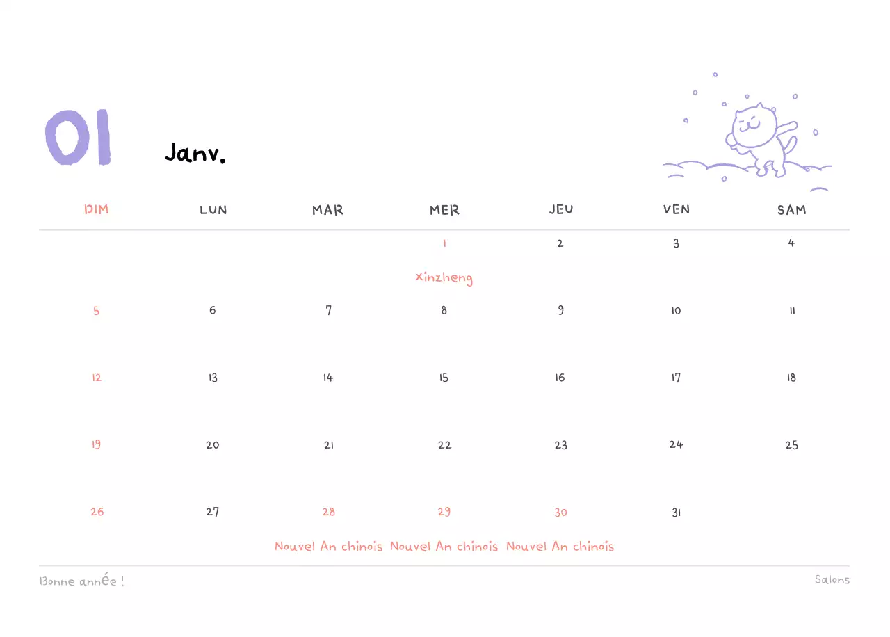 Calendrier journalier en ivoire