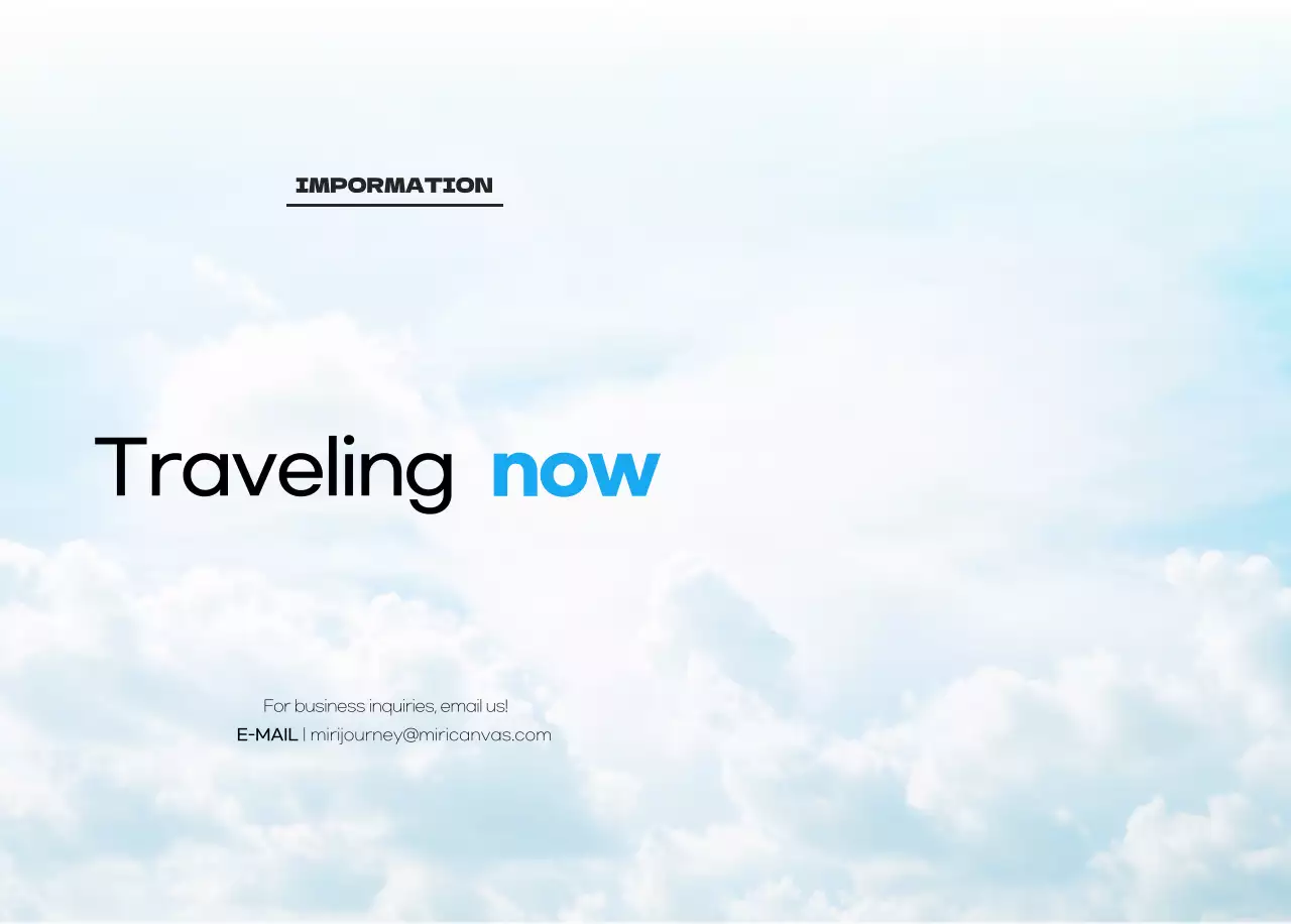 Sky photo clean calendar