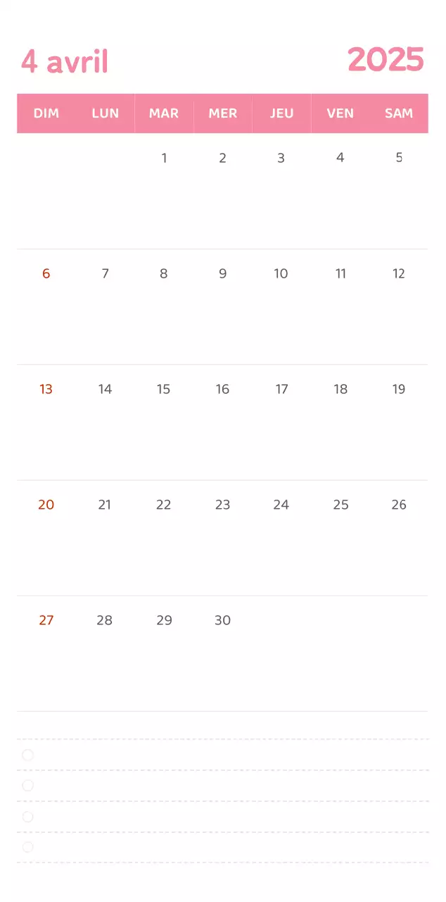 Calendriers avec illustrations colorées et émotionnelles