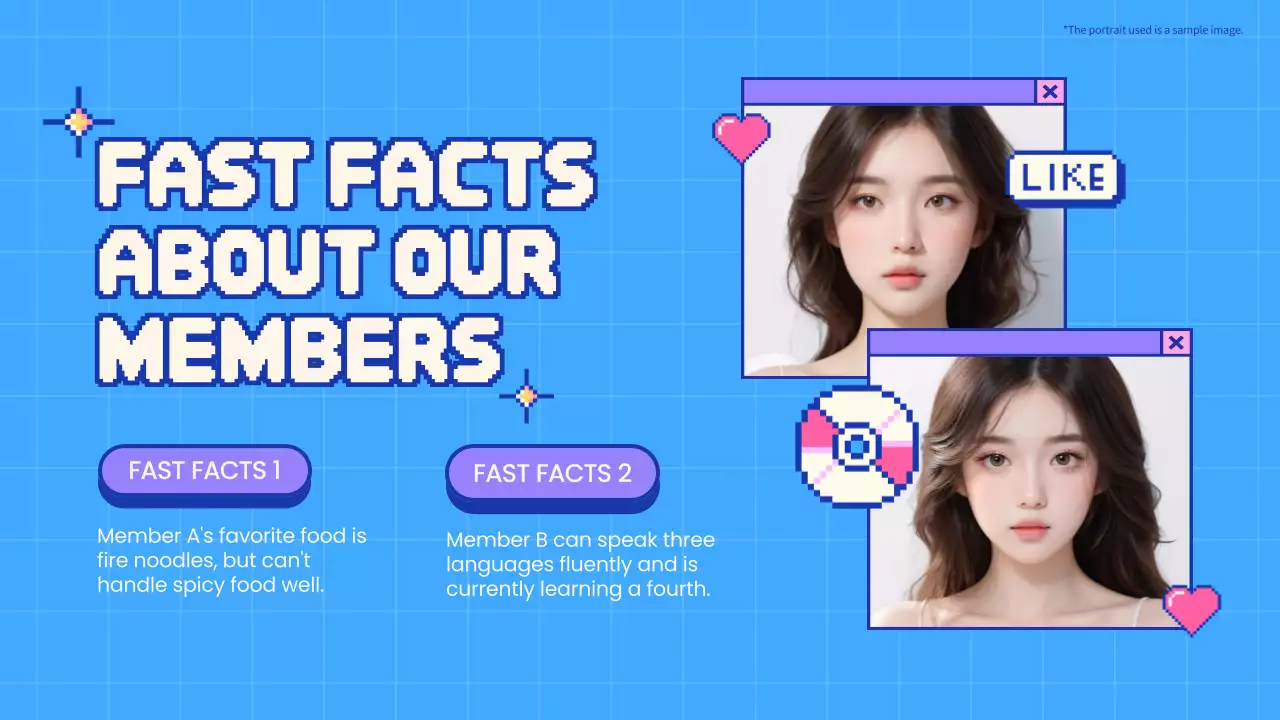 Blue Retro Fandom Presentation