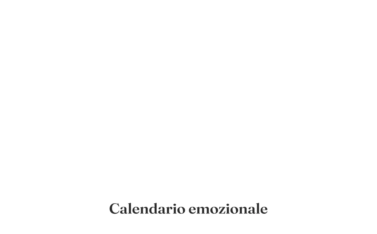 Calendario minimalista a gradi