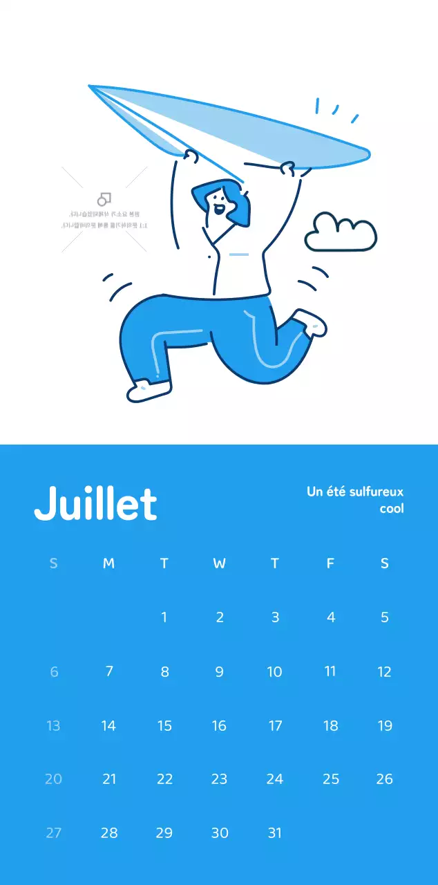 Calendriers avec illustrations colorées et émotionnelles