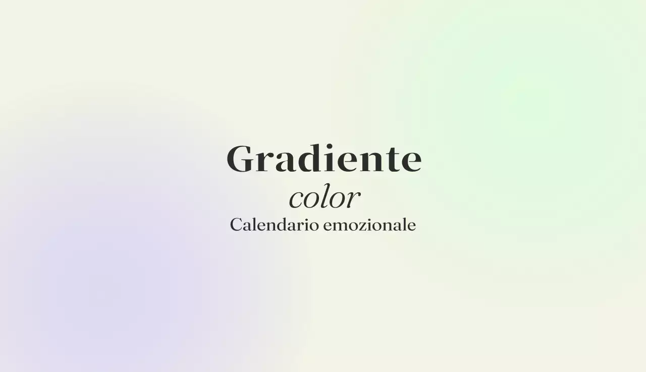 Calendario minimalista a gradi