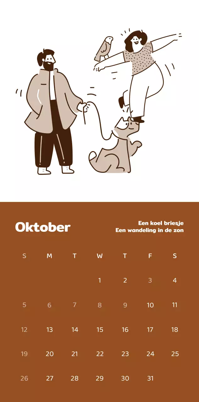 Kalenders met kleurrijke en emotionele illustraties