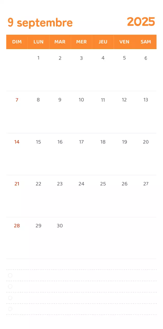 Calendriers avec illustrations colorées et émotionnelles