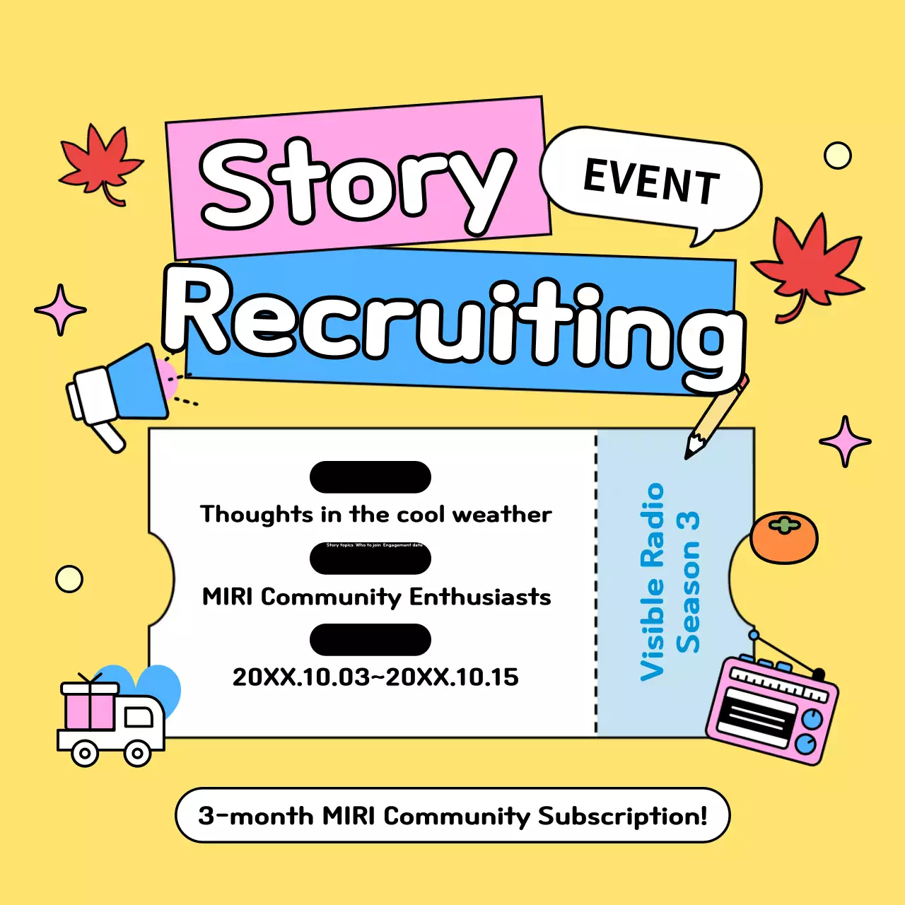 Khuyến mãi sự kiện tuyển dụng blue pop