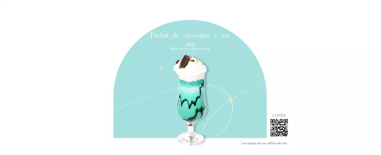 Un moderno calendario de cafeterías con recomendaciones para la bebida del mes