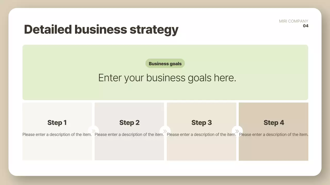 Beige Simple Company Report Document Presentation