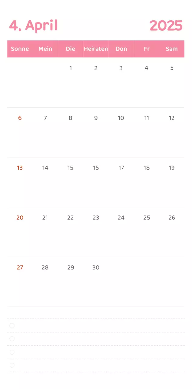 Kalender mit farbenfrohen und emotionalen Illustrationen