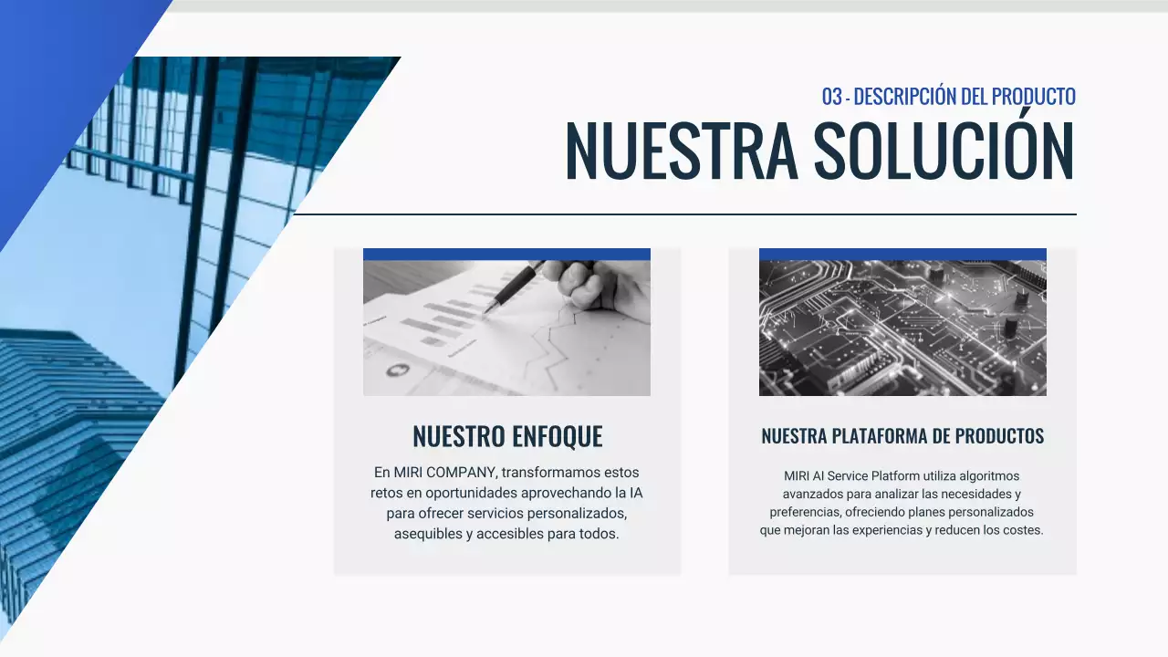 documento blue modern pitch deck