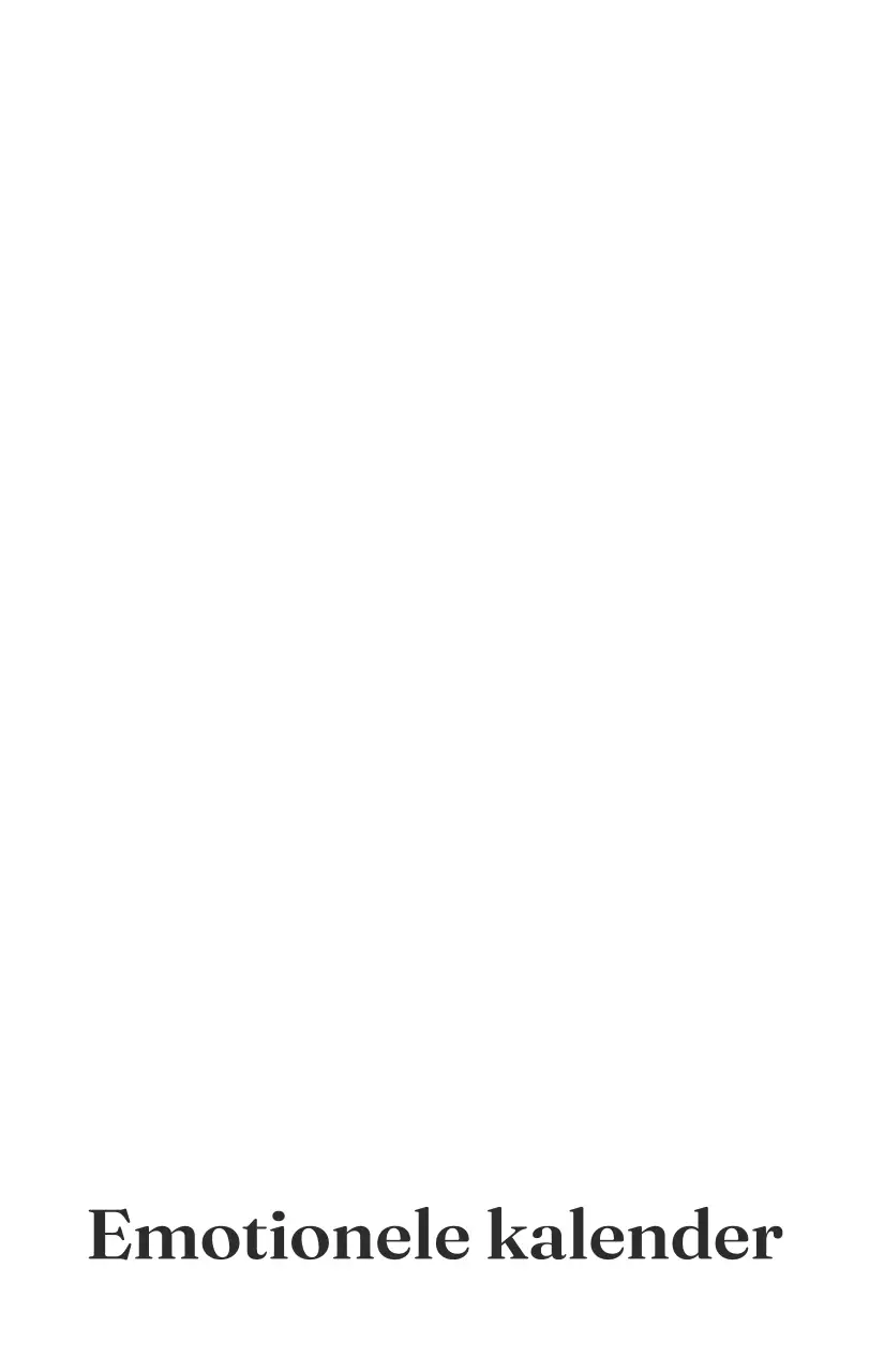 Minimalistische kalender met kleurverloop