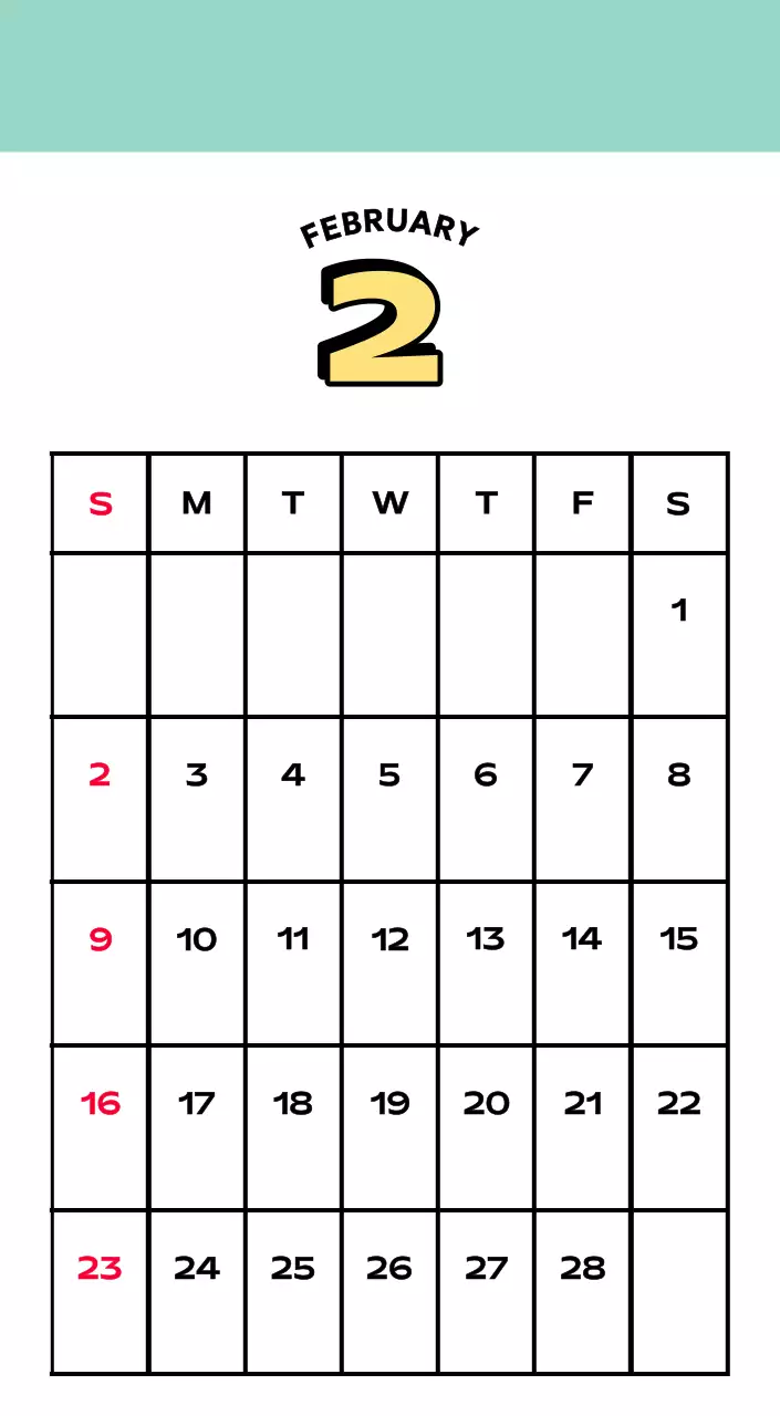 Colorful calendars with a variety of retro illustrations