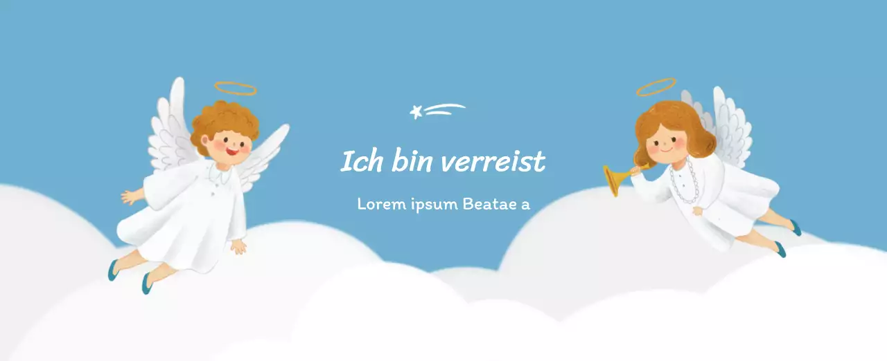 Ein Andachtskalender mit gemütlichen Illustrationen und Bibelversen auf hellblauem Hintergrund