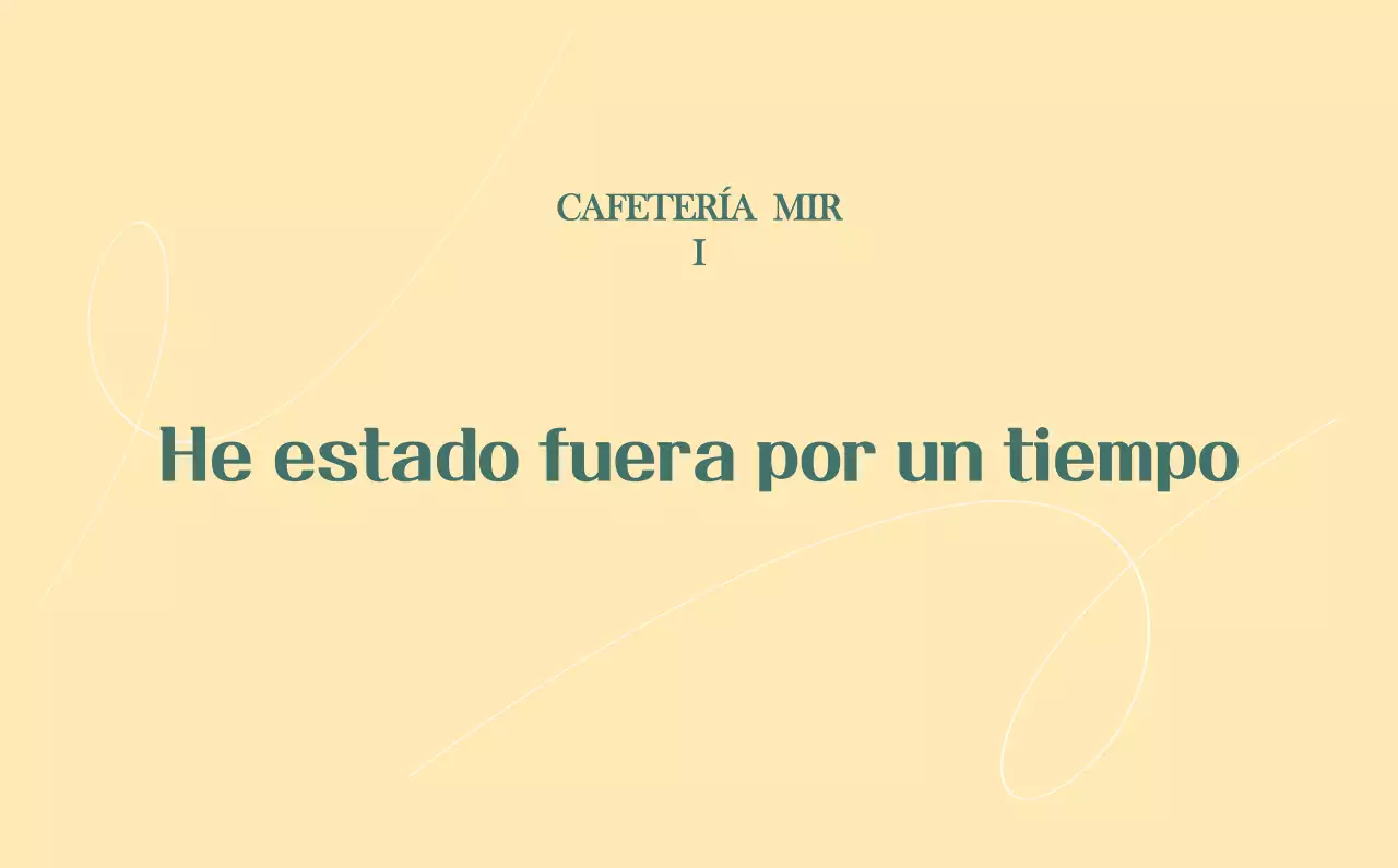 Un moderno calendario de cafeterías con recomendaciones para la bebida del mes