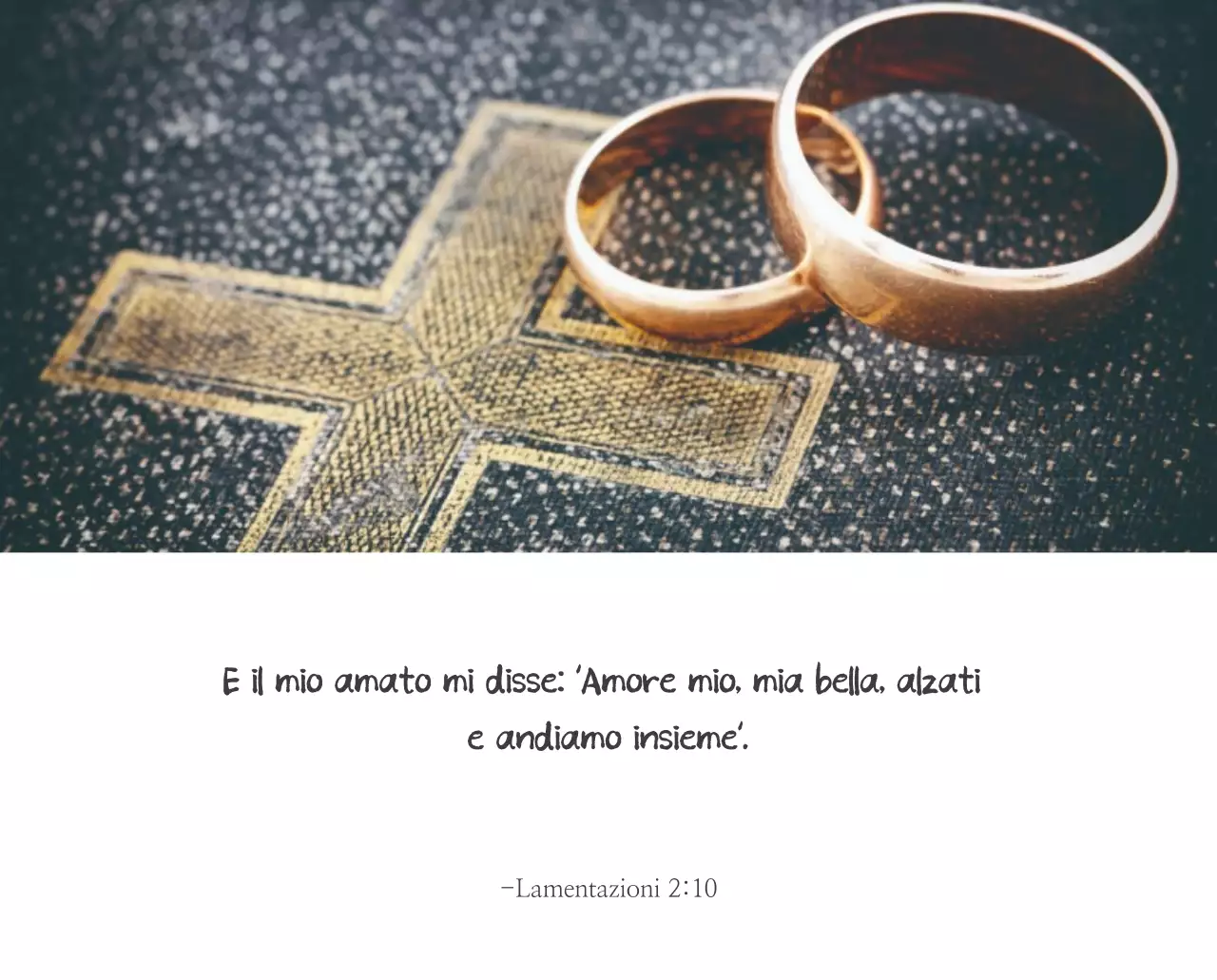 Promozione della chiesa biblica in calligrafia semplice