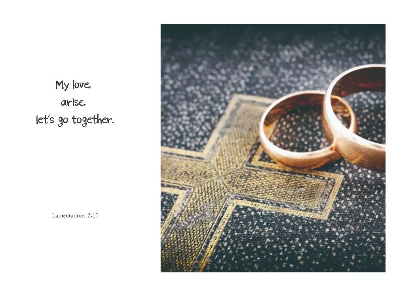 Promosi Gereja Alkitab Kaligrafi Sederhana