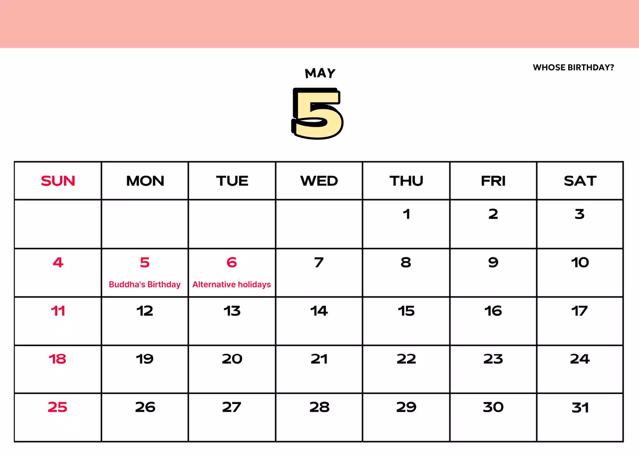 Colorful calendars with a variety of retro illustrations