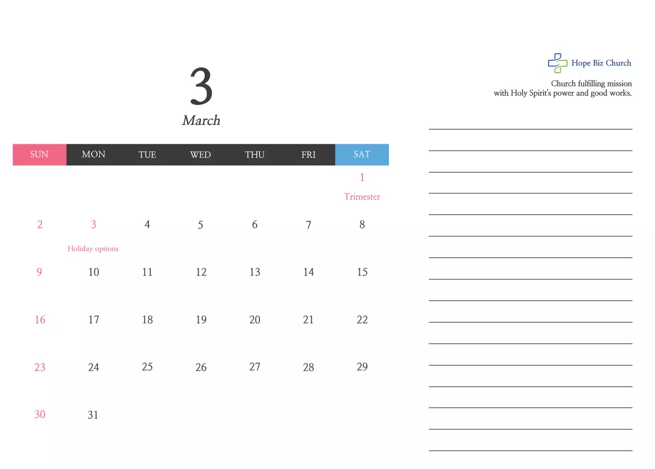 Promosi Gereja Alkitab Kaligrafi Sederhana