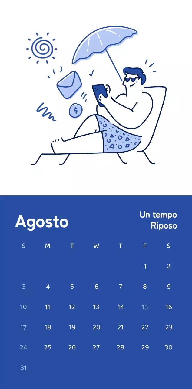 Calendari con illustrazioni colorate ed emozionali