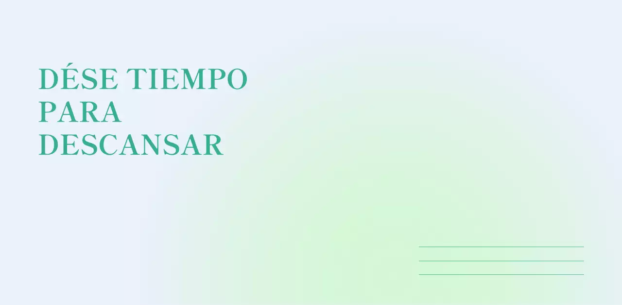 Calendario minimalista degradado