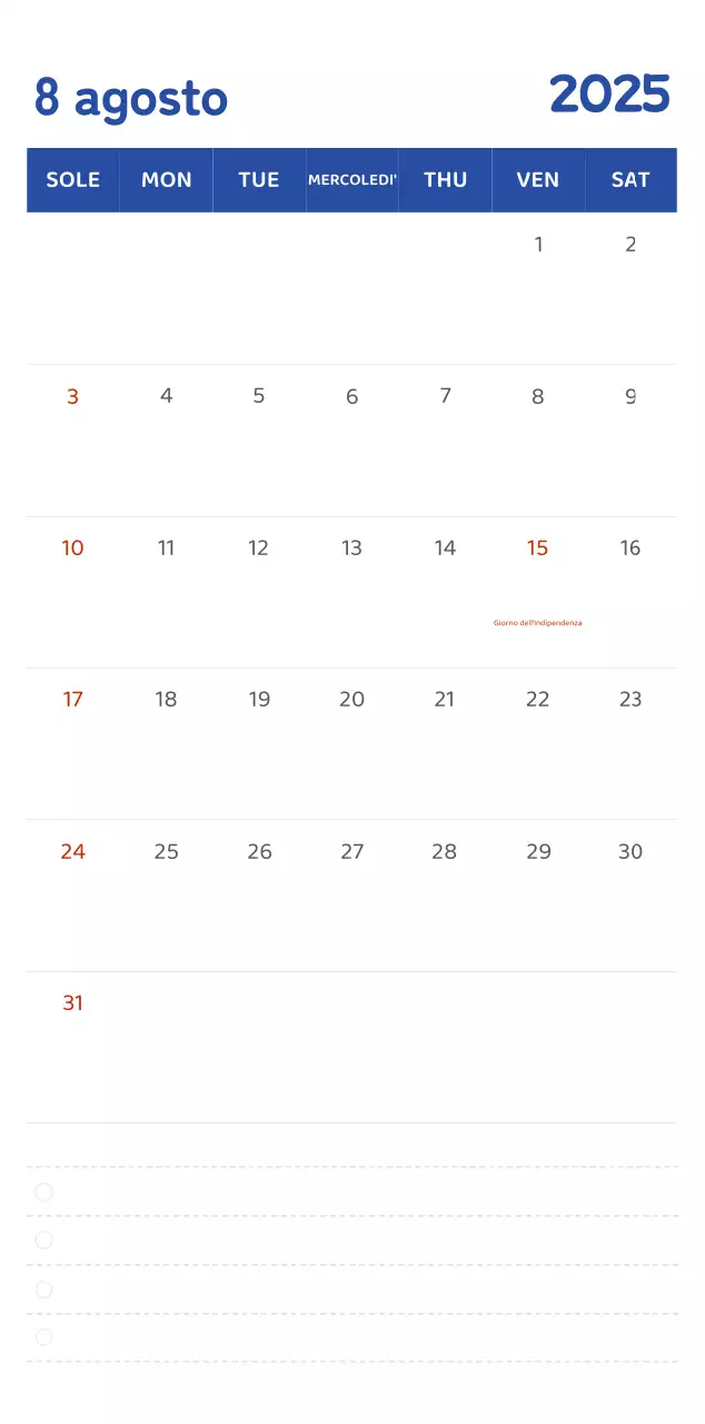 Calendari con illustrazioni colorate ed emozionali