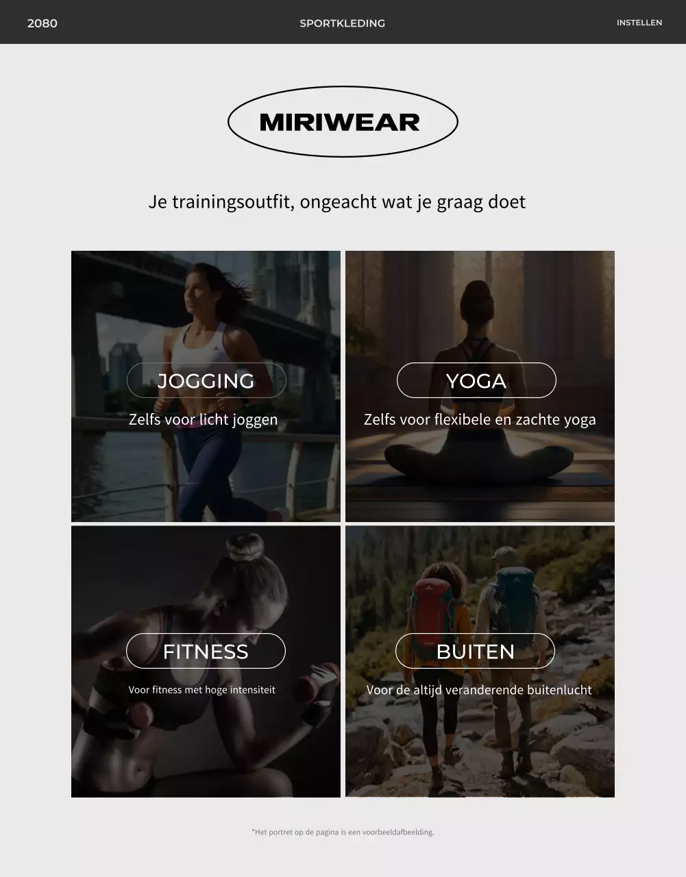 Promoot gele moderne sportproducten