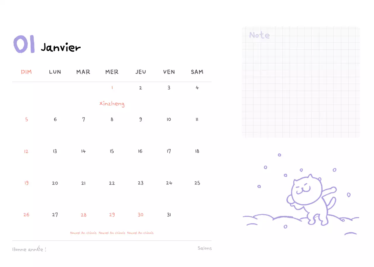 Calendrier journalier en ivoire