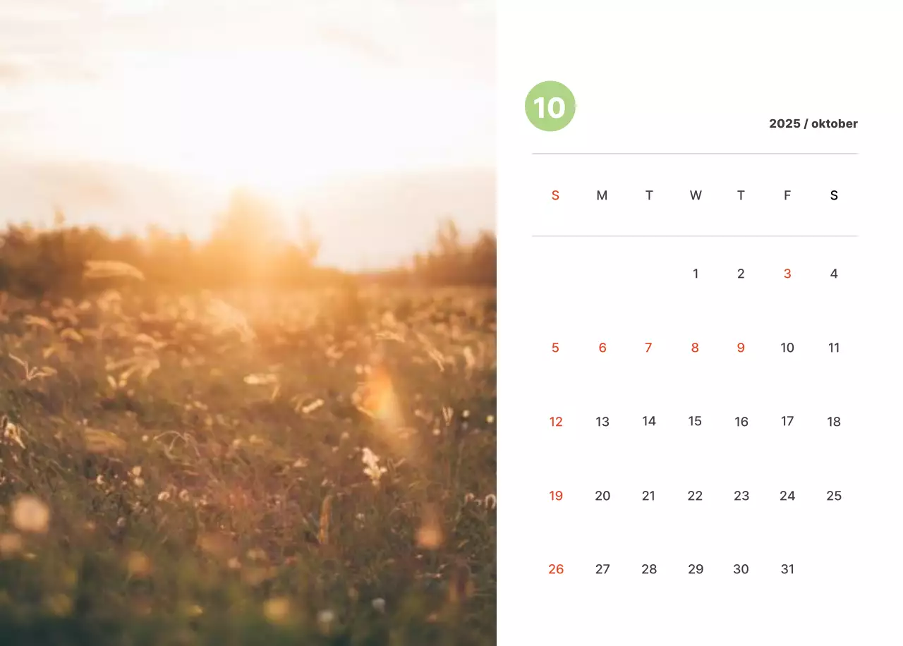 Warme landschapsfotografie in pastelkleuren