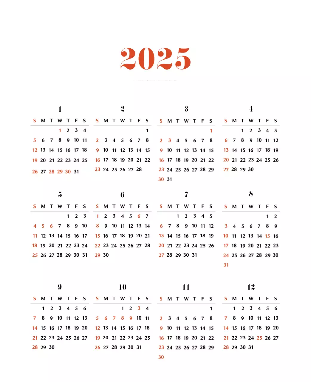 Retro concept memory kalender in rood