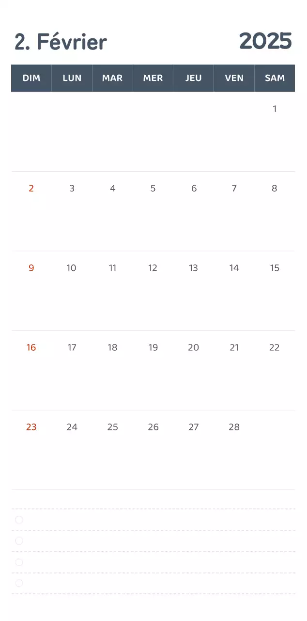 Calendriers avec illustrations colorées et émotionnelles