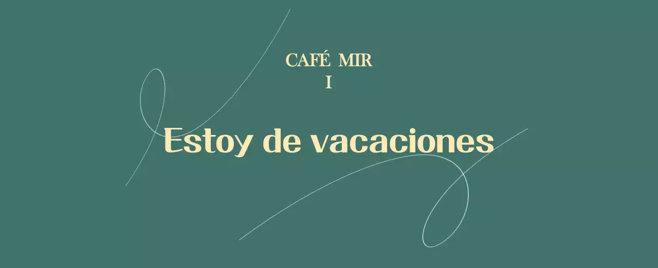 Un moderno calendario de cafeterías con recomendaciones para la bebida del mes