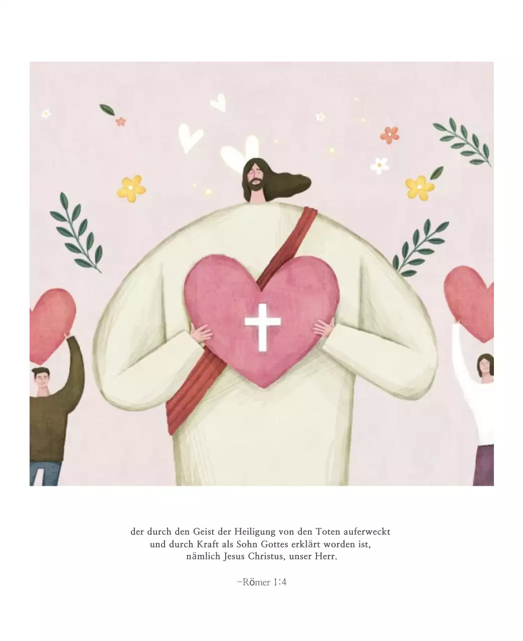 Pastell saubere Illustration Kirche