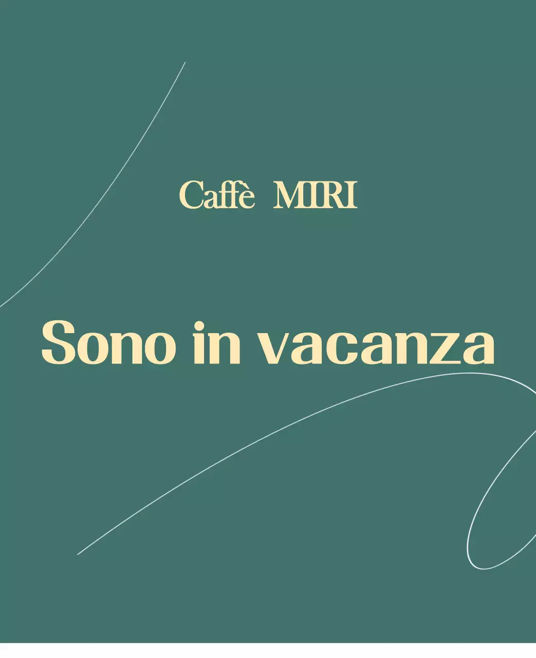 Un moderno calendario dei caffè con i consigli per la bevanda del mese
