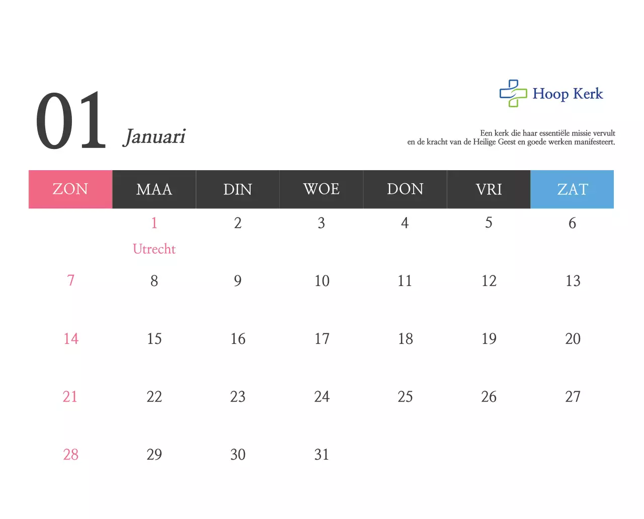 Eenvoudige kalligrafie Bijbel Kerk Promotie