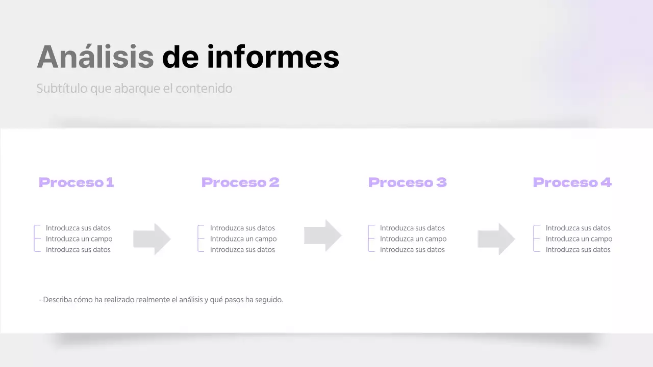 Un sencillo reportaje en malva y gris