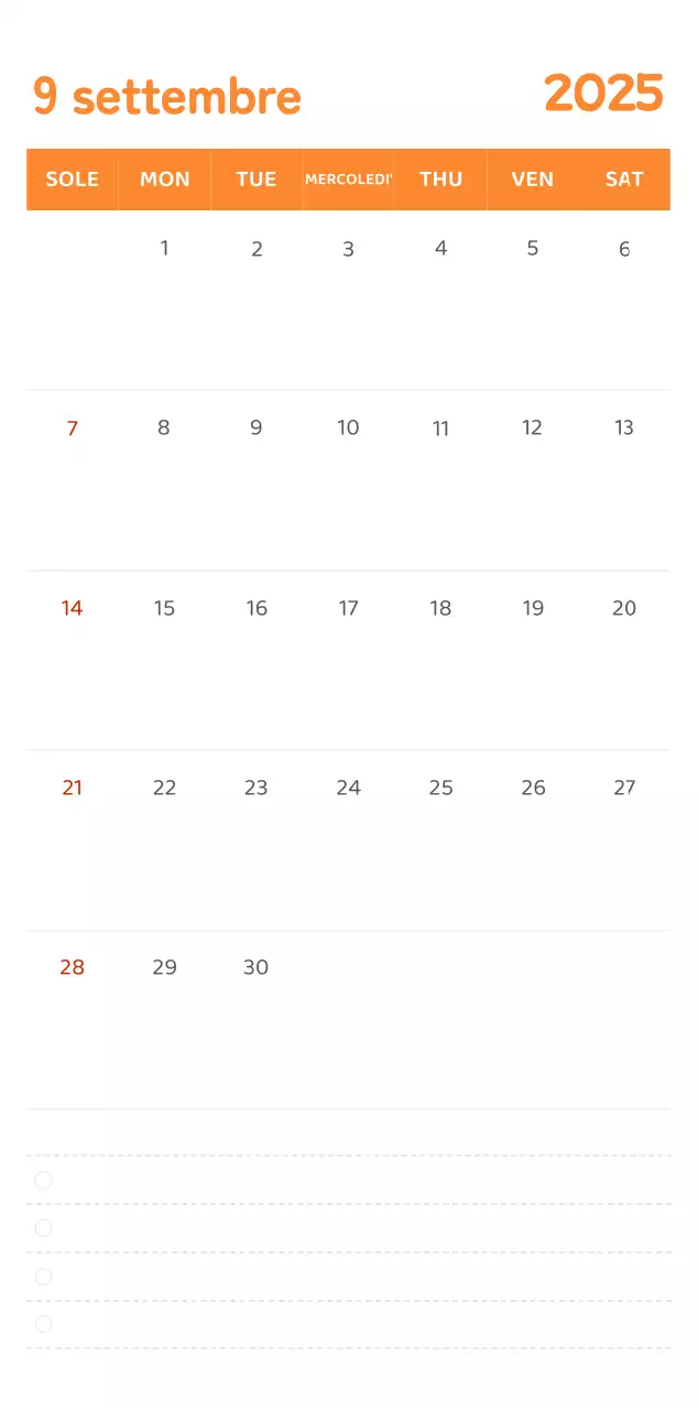 Calendari con illustrazioni colorate ed emozionali
