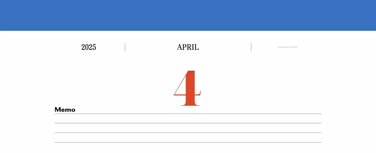 Retro-Konzept Erinnerungskalender in rot