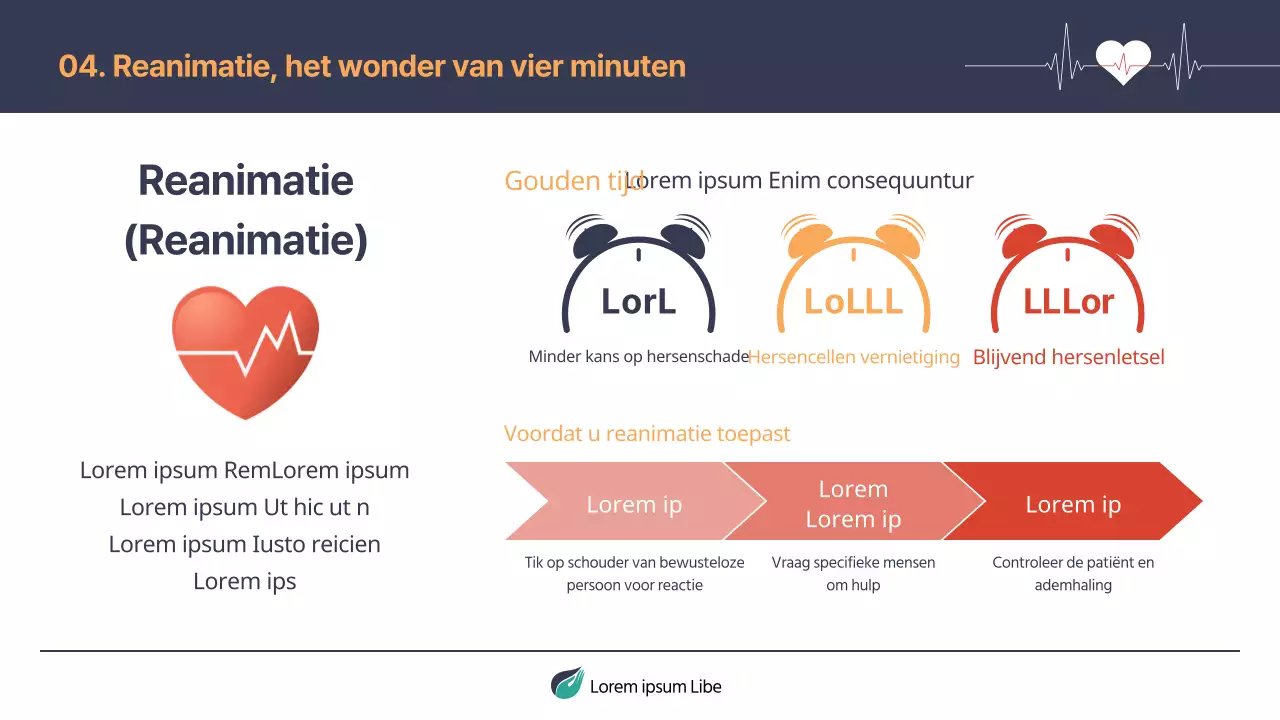 Eenvoudig trainingsmateriaal voor brandveiligheid in marineblauw en oranje