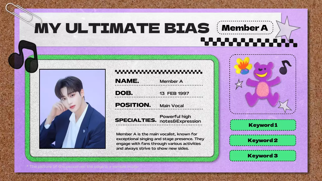 Purple Trendy Idol Guide Presentation