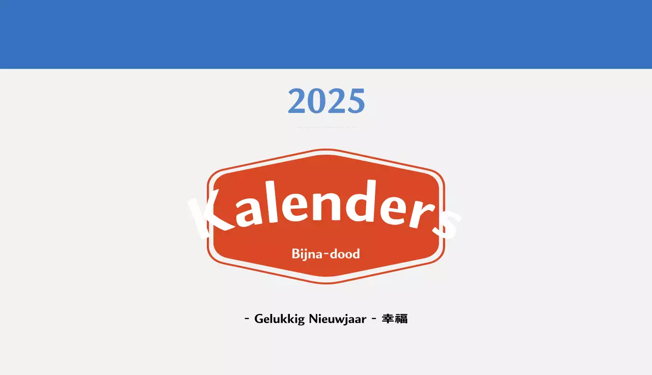 Retro concept memory kalender in rood