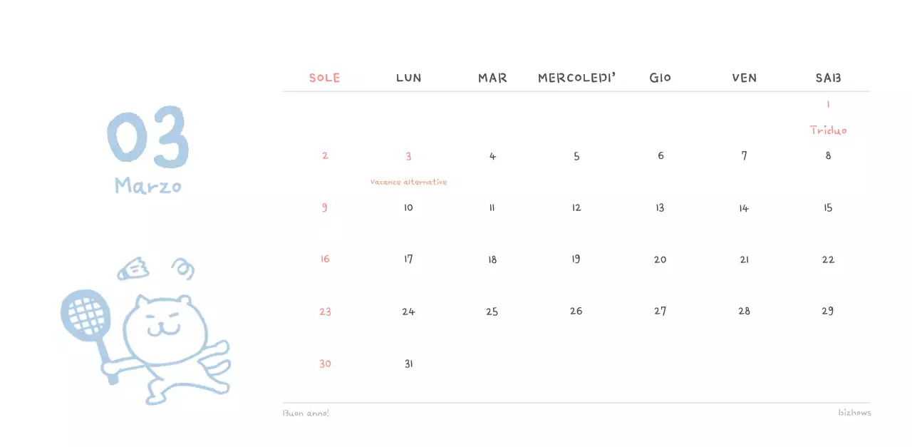 Calendario giornaliero in avorio