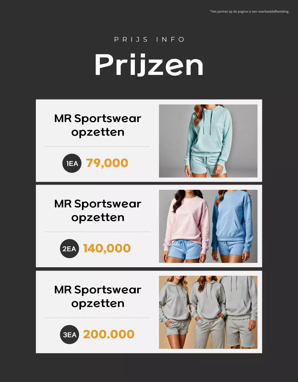 Promoot gele moderne sportproducten