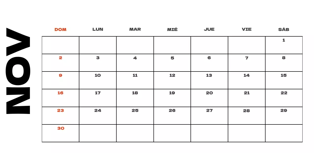 Cielo foto calendario limpio