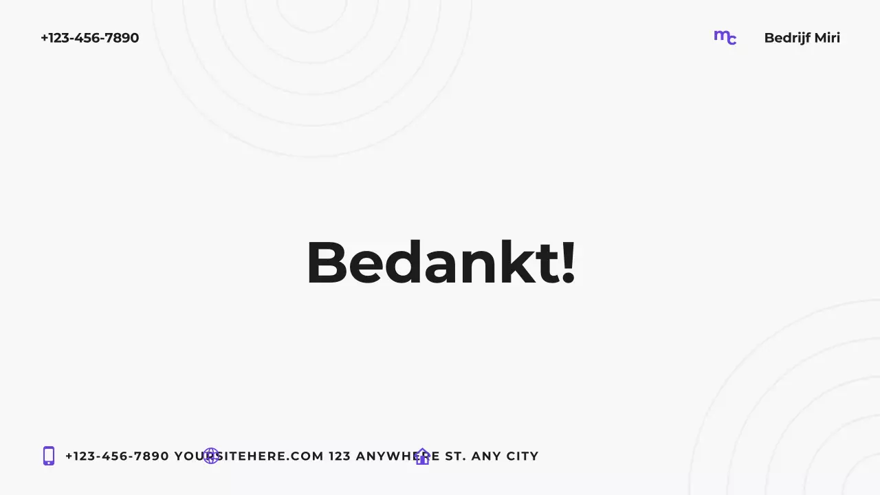 Paars modern marketingplan