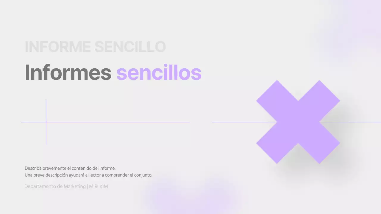 Un sencillo reportaje en malva y gris