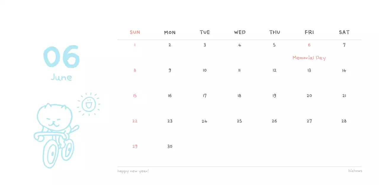 Ivory Cozy Daily Calendar