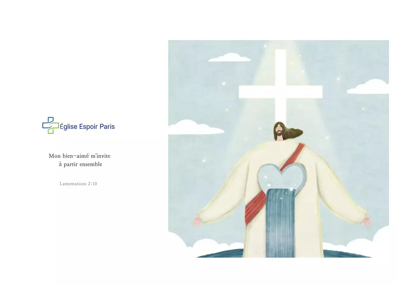 Illustration pastel de l'église