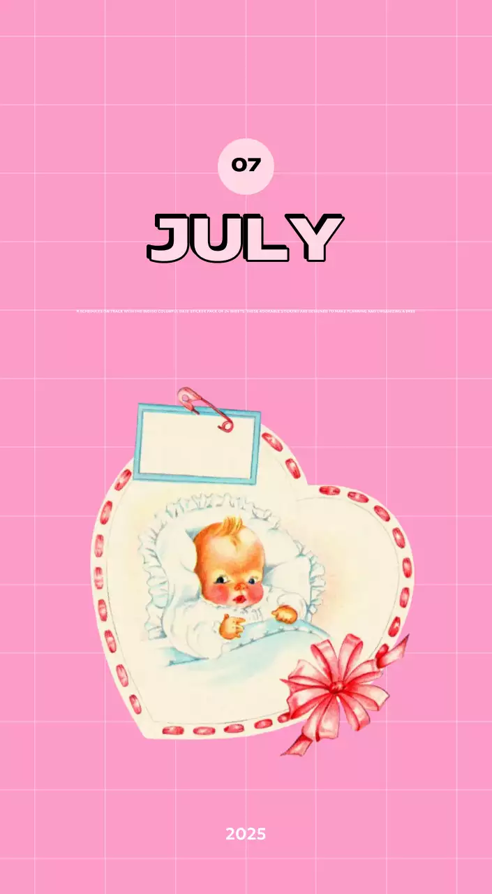 Colorful calendars with a variety of retro illustrations